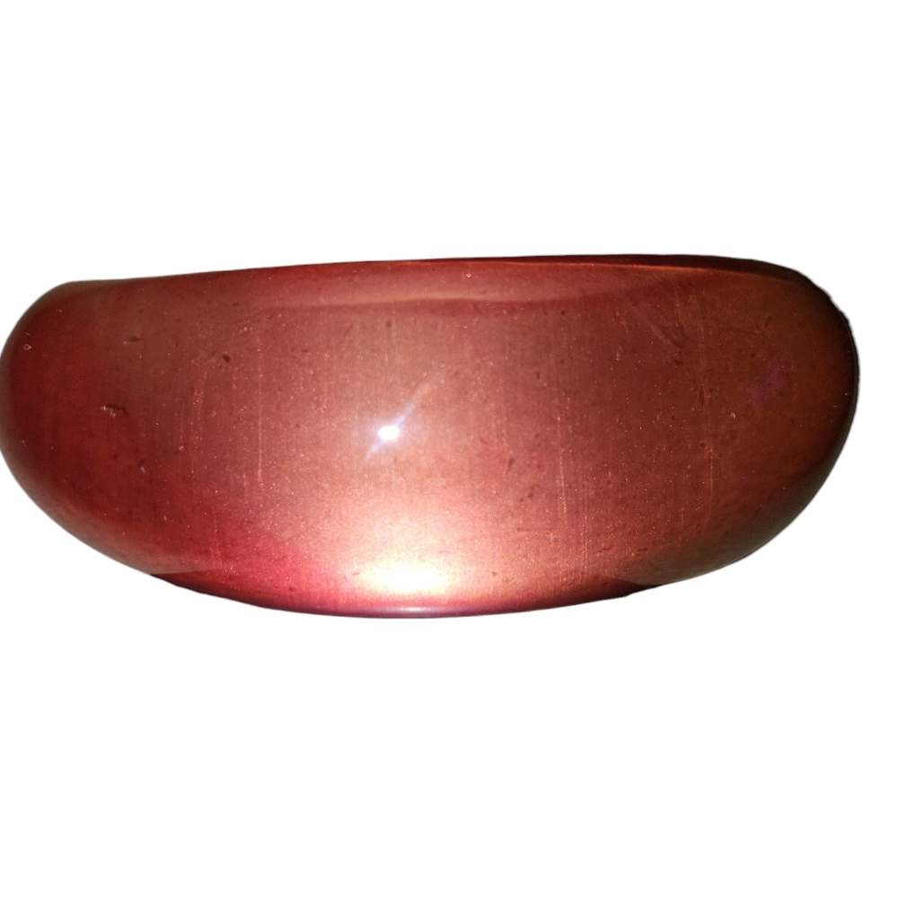 Untested asymetric moonglow lucite bracelet